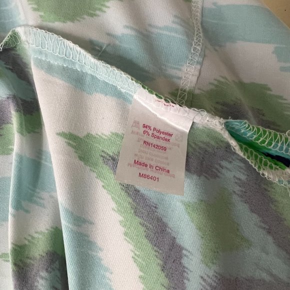 Macbeth Collection Blue & Green Hooded Swimsuit Coverup, sz XS - Picture 9 of 10